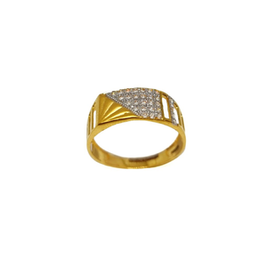 22K Gold CZ Diamond Ring MGA - GRG0253