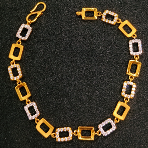 22k Gold Diamond Ladies Bracelet