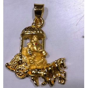22kt gold casting lord ganesh pendant