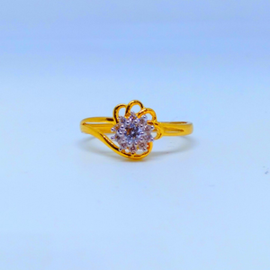 22 KT 916 Hallmark fancy flower diamond Ladie