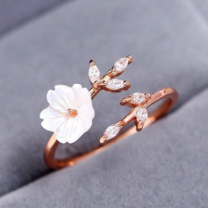 fancy diamond ring with pearl