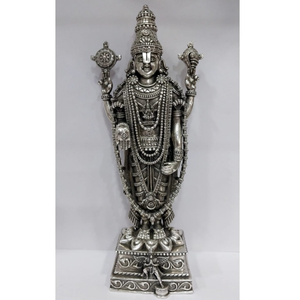 Blissful garur tirupati balaji idol in pure s