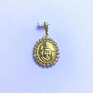Shivji fancy gold pendant