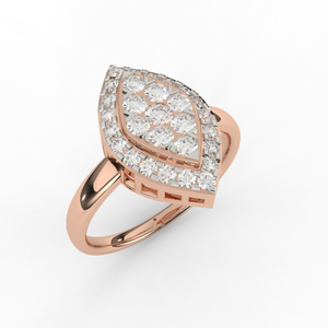 Marquise Shape Lab Diamond Ring