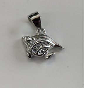 925 sterling silver fancy diamond pendants