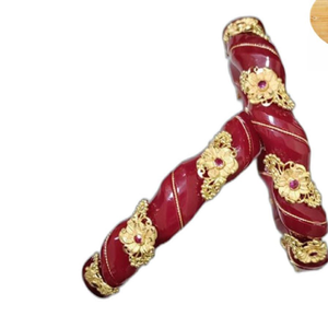 Gold Art Work rajasthani bangle