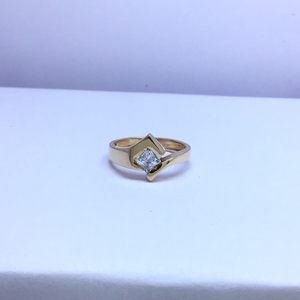 rose gold fancy ladies ring