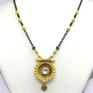 DESIGNING ANTIQUE JADTAR GOLD MANGALSUTRA