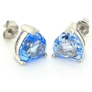 Silver Blue Quartz Seduction Earring