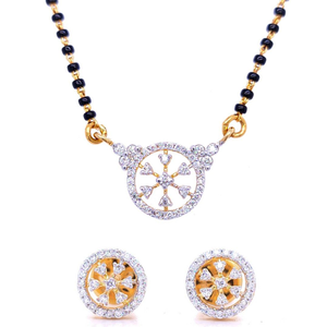 Serene Delight Diamond Pendant Set Mangalsutr