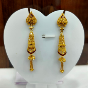 22k gold kalkatti hanging Earring
