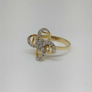 Real diamond Flower Resigned branded ladies r