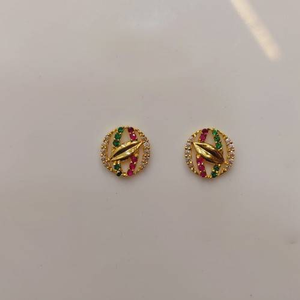 Gold Modern Casual Earring