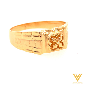 22k yellow gold supreme plain ring