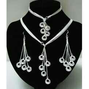 Silver Necklaces Set