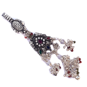 Oxidised Fancy Designer Silver Juda MGA - JUS