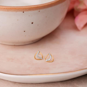Gold Yellow Handmade Design Earrings