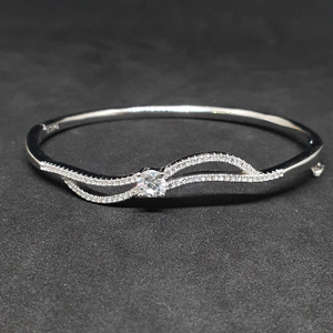 Silver 92.5 Diamond Bracelet