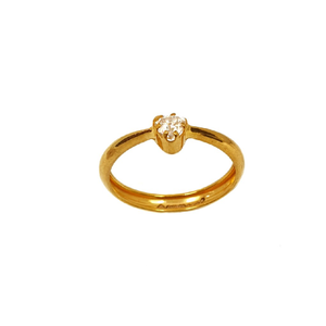 18K Gold Heart Shape Diamond Ring MGA - LRG10
