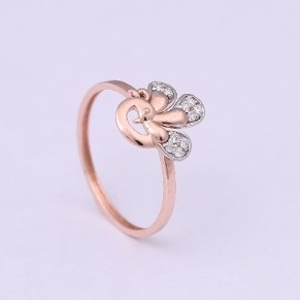 18 cart gold real daimonds ladies rings RH-LR