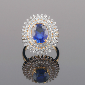 18kt designer diamond rings