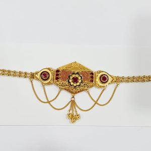 22k gold antique bajubandh