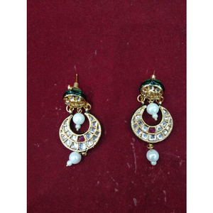 Artificial Fancy Kundan Ladies Earrings