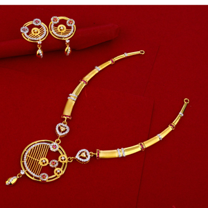 916 gold hallmark designer women's necklace s