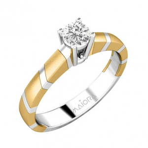 Nicholas rose-gold ring