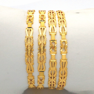 Gold hallmark rawa bangle - 21/2lr980