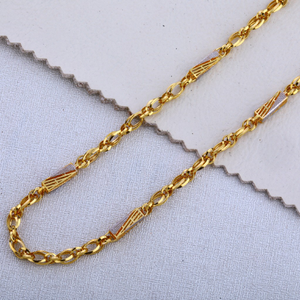 22kt gold gent's chain mch510