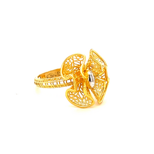 22k gold turkish love ring