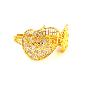 22k gold turkish sheild ring