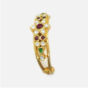 22KT Gold Antique Wedding Bangle Kada RHJ-493