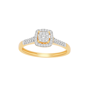 Designing fancy real diamond ring