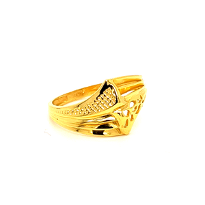 22k Gold Plain Classy Ring