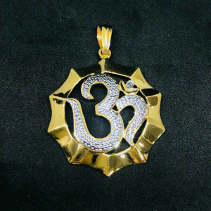 916 Exclusive Fancy Heavy Om Pendant P-48009