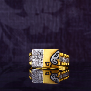 22kt gold cz ring mgr115