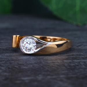 916 gold Hallmark Stylish Design Ring 