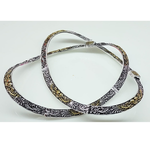 925 silver antique kada payal