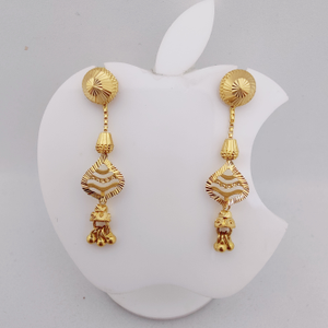 22k gold round shape tops latkan earring