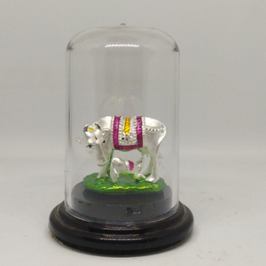 999 silver cow murti
