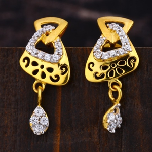 22 carat gold ladies earrings RH-LE704
