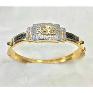 916 gents fancy gold kada g-3707