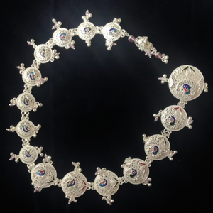 925 silver peacock design casting choti