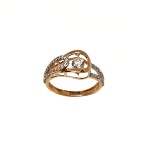 18K Rose Gold Modern Ladies Ring MGA - LRG121