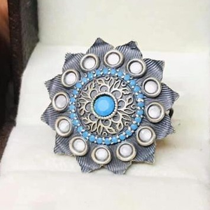 925 Starling Silver Antic Ladies Ring RH-925S