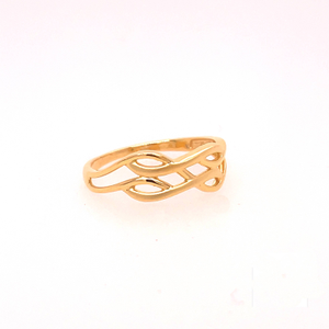 22k Gold Plain Designer Ring