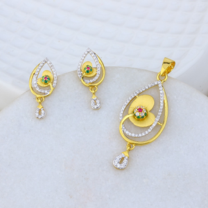 22k 916 yellow gold attractive design pendant