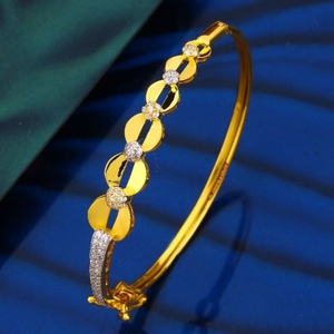 gold and diamond fancy braclet